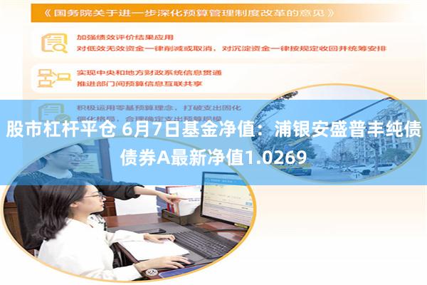 股市杠杆平仓 6月7日基金净值：浦银安盛普丰纯债债券A最新净值1.0269