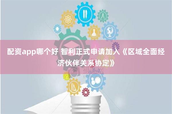 配资app哪个好 智利正式申请加入《区域全面经济伙伴关系协定》