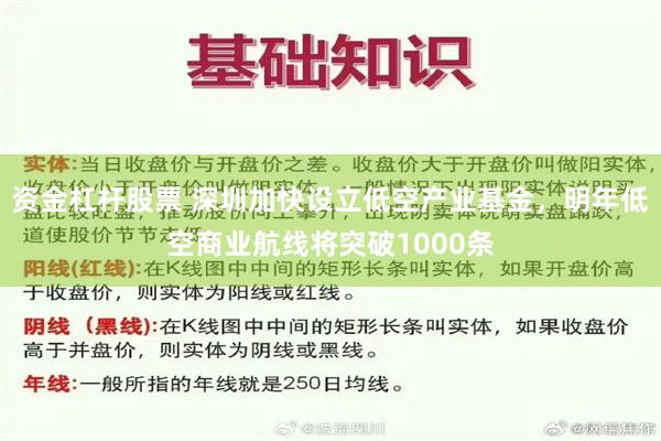 资金杠杆股票 深圳加快设立低空产业基金，明年低空商业航线将突破1000条