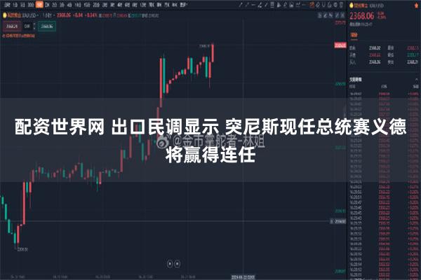 配资世界网 出口民调显示 突尼斯现任总统赛义德将赢得连任