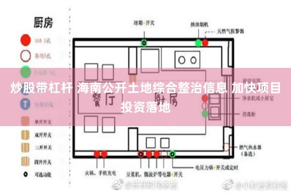 炒股带杠杆 海南公开土地综合整治信息 加快项目投资落地