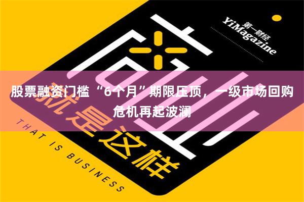 股票融资门槛 “6个月”期限压顶，一级市场回购危机再起波澜