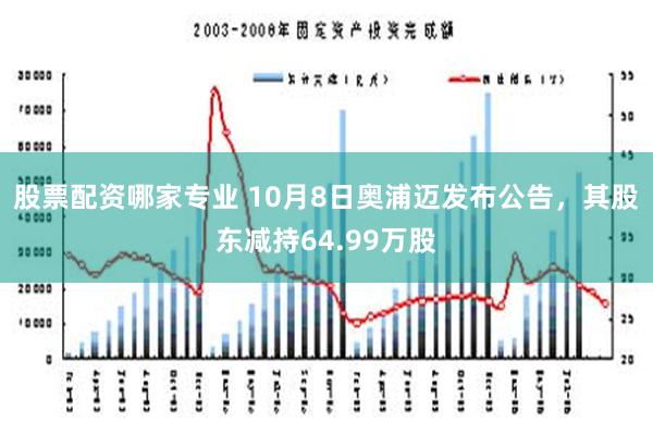 股票配资哪家专业 10月8日奥浦迈发布公告，其股东减持64.99万股