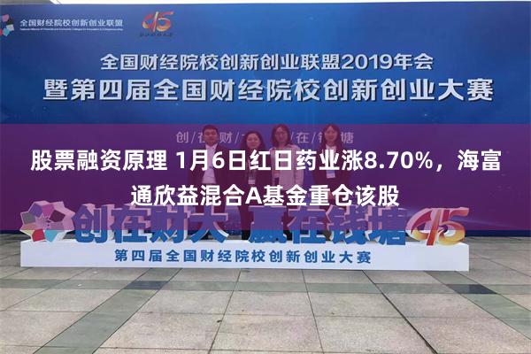 股票融资原理 1月6日红日药业涨8.70%，海富通欣益混合A基金重仓该股